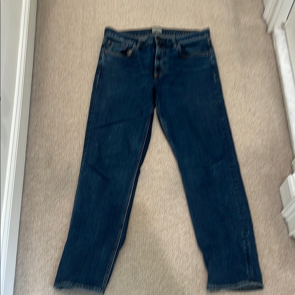 Faherty Blue Straight Jeans Timeless Design